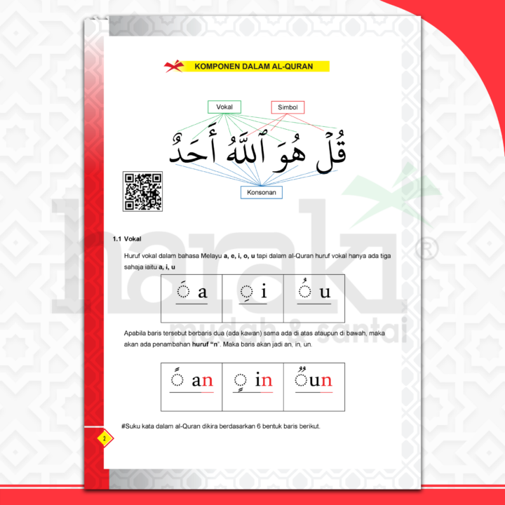 Kit Belajar Tajwid Express Kaedah Haraki : 13 Formula Tajwid Ringkas - Image 6